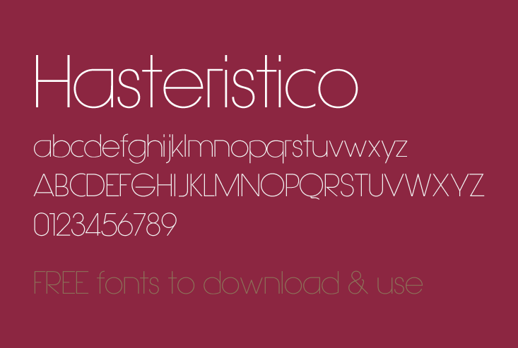 Free fonts - One Website Design, Essex