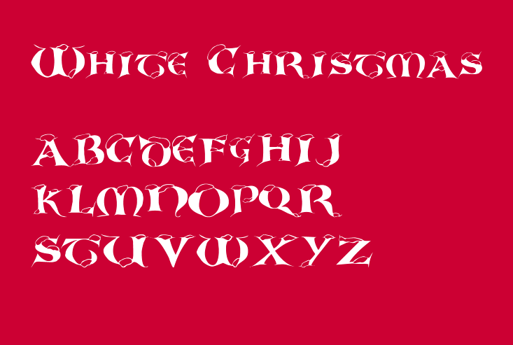 Free Christmas font to download