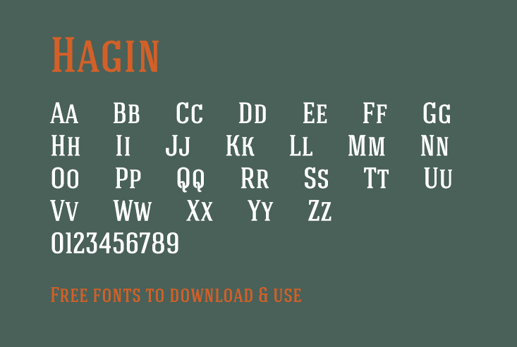Free fonts to download and use